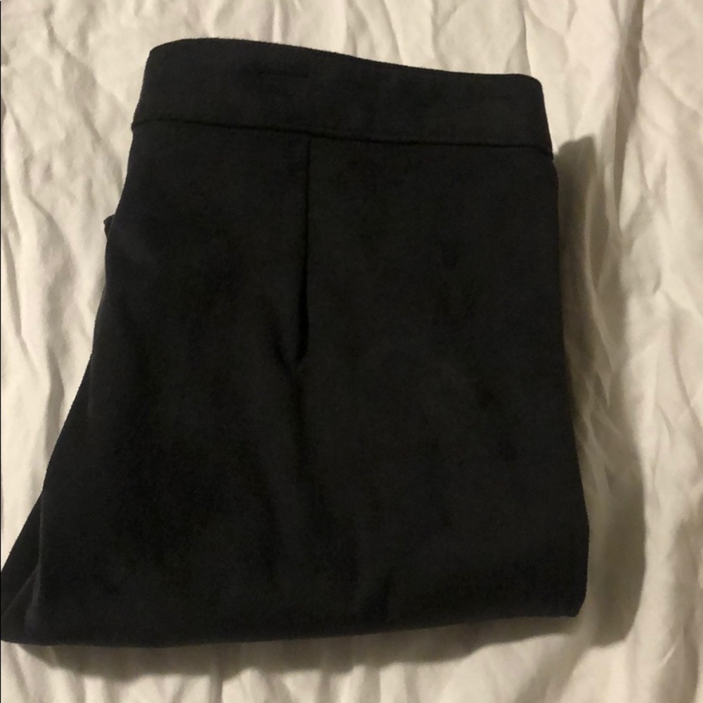 Black velvet Banana Republic pants